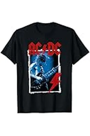 AC/DC Angus Young Blue Foto de Michael Putland Camiseta