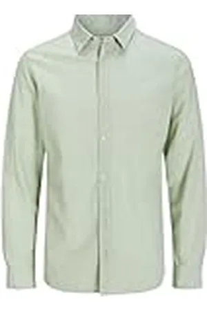 JACK & JONES Camisa casual Breeze para hombre (talla grande) - 4XL