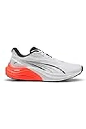 PUMA Electrify Nitro 4, Zapatillas para Correr de Carretera Hombre, White-Glowing Red Black, 44 EU