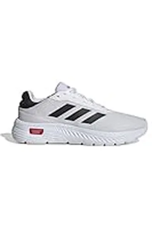 adidas Cloudfoam Comfy Shoes, Zapatos Hombre, FTWR White/Core Black/Better Scarlet, 44 2/3 EU
