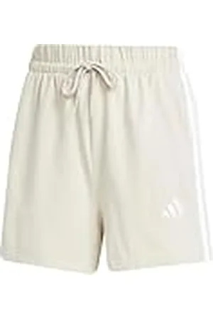adidas Mujer Essentials 3-Stripes Cotton Shorts, , L