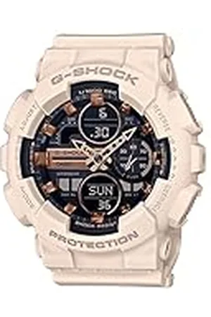 Casio Montre - - G-Shock Classic Femme Blanc - Chrono 1/1000eme de s. - 5 alarmes - Etanche 20 bars