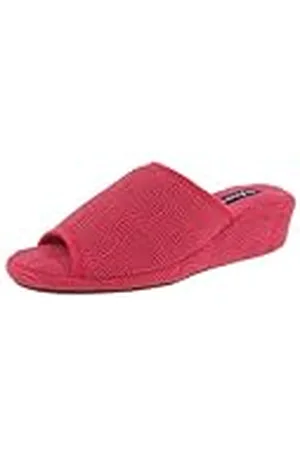 De Fonseca Pantofola Donna Aperta con Sottopiede Elastan, Fodera Cotone, Suola In Gomma TPR Rinforzata, Pantuflas Mujer, , 40 EU