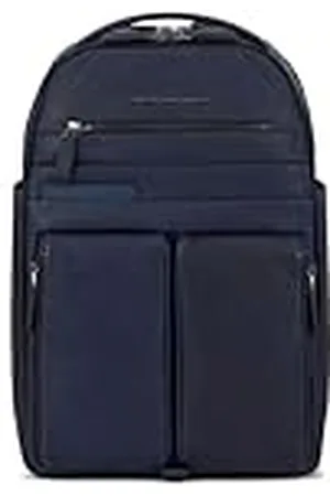 Piquadro Mochila para PC de 15,6 pulgadas (piel), , Blu