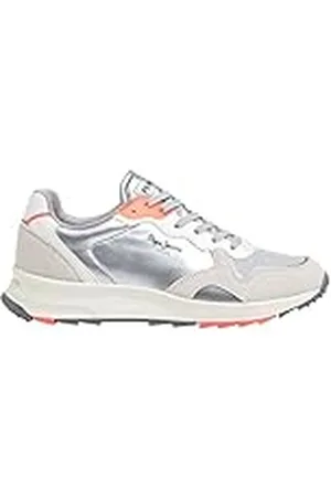 Pepe Jeans Joy Star Blaze, Zapatilla Mujer, Gris (Plata), 40 EU