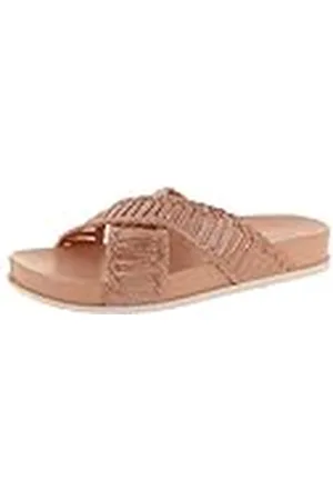 De Fonseca Donna Fasce Incrocicate, Sottopiedee Suola In PVC, Ciabatte Mare, Mule Mujer, , 38 EU