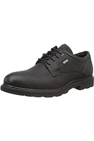 Hush Puppies Pearce con Cordones, Oxford Hombre, Black, 42 EU