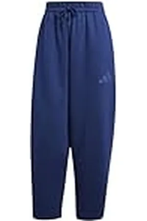 adidas Mujer Essentials Contemporary Logo Fleece Barrel Pants, , M