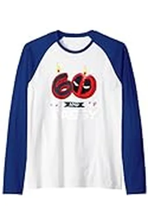 Marvel Deadpool 60th Birthday Party "60 and Sassy" Funny Camiseta Manga Raglan