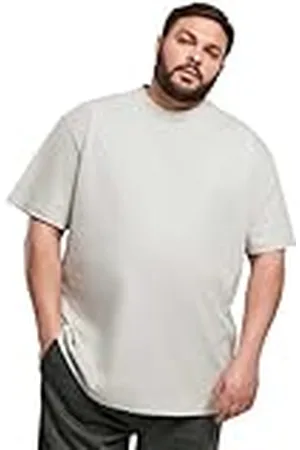 Urban classics Camiseta básica de Manga Corta de Hombre, Cuello Redondo Normal, de algodón Grueso, Largo Oversize, Distintos Colores, Tallas S-6XL