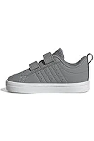 adidas VS Pace 2.0 Shoes Infants, Zapatillas de Tenis Unisex niños, Grey Three/Core Black/Cloud White, 23 EU