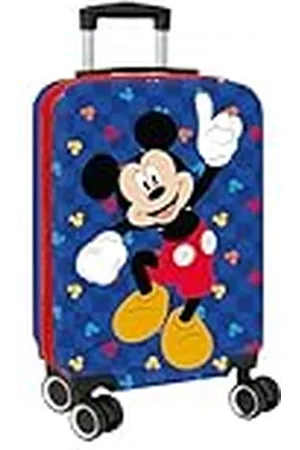Safta MICKEY MOUSE GOOD DAY - Trolley de Cabina 20 pulgadas, Maleta con Ruedas, Candado de Seguridad, Maleta Ligera, 34.5x20x55 cm