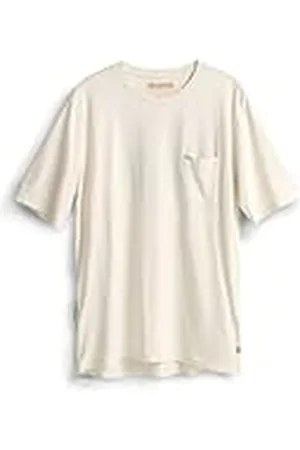 Fjällräven Fjäll Räven T-Shirt aus Bio-Baumwolle mit Reißverschlusstasche Camiseta, Fuente de Huevo, M Hombres