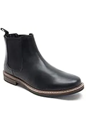 Thomas Crick Red Tape Bamford, Botas Estilo Chelsea Hombre, Black, 46 EU