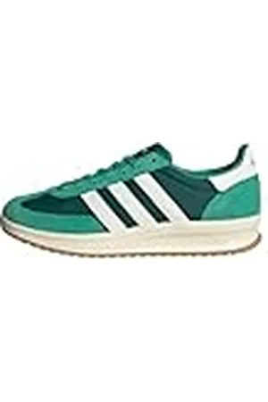 adidas Run 70S 2.0 Shoes, Zapatos Hombre, Collegiate Green/Core White/Semi Court Green, 39 1/3 EU