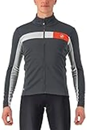 Castelli 4522509-030 MORTIROLO 6S JACKET Jacket Hombre DARK GRAY/SILVER Tamaño L