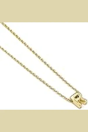 Luxenter Collar Alphabet acabado oro 18k - Letra R