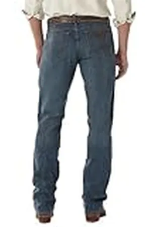 Wrangler Corte de Vaquero Original Jeans, Lavada a la Piedra, 44W x 34L para Hombre