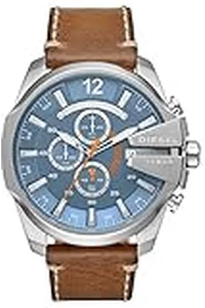 Diesel Reloj Analógico para Hombres de Cuarzo con Correa en Cuero DZ4458