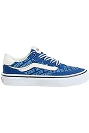 Vans Brooklyn LS, Zapatillas Unisex niños, Retro Logo True Blue 39 EU