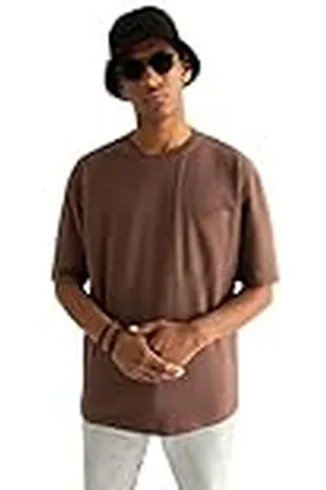 DeFacto V2384AZ Camiseta, , L para Hombre