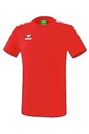 Erima 2081933 Camiseta, Unisex niños, Rojo/Blanco, 110