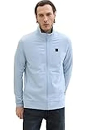 TOM TAILOR 1041807 Camiseta de Manga Larga, 35271-Windsurf Blue, XL para Hombre