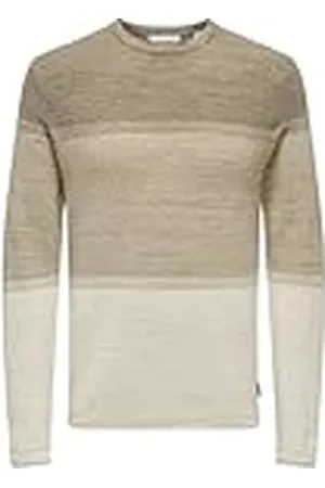 Only & Sons Onsfelix Reg 12 Crew Knit Noos Jersey de Punto, , L para Hombre