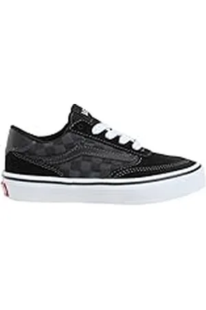 Vans Brooklyn LS, Zapatillas Unisex niños, Checkerboard Black Asphalt 34.5 EU