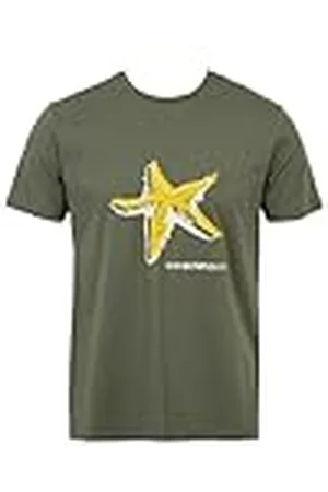 Emporio Armani Round-Neck T-Shirt Camiseta, , XXL para Hombre