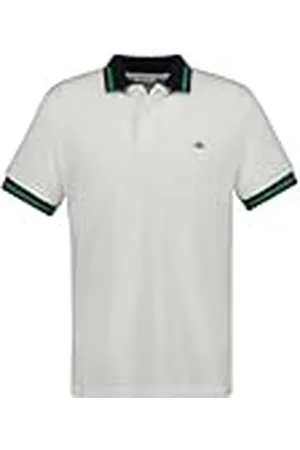 GANT Textura Palomitas SS Polo Camisa, Fuente de Huevo, M Hombres