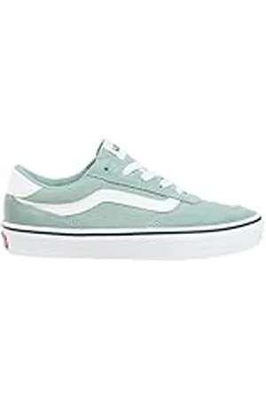 Vans Brooklyn LS, Zapatillas Mujer, Suede Canvas Iceberg Green 36 EU