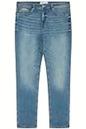 Springfield SPRINGFILED, Hombre, Jeans Slim Lavado Medio Oscuro, Turquoise/Teal, 38