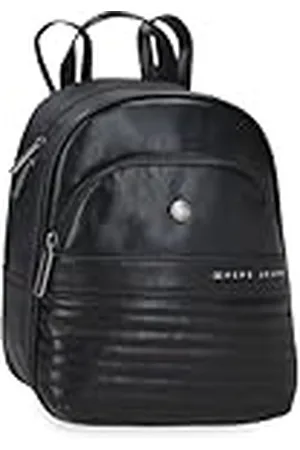 Pepe Jeans Biker Mochila Casual 21x27,5x10 cms Poliéster con Detalles en Piel Sintética 5,4L by Joumma Bags