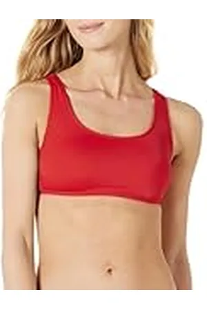 Amazon Top Corto de Baño con Cuello Redondo Mujer, , 48