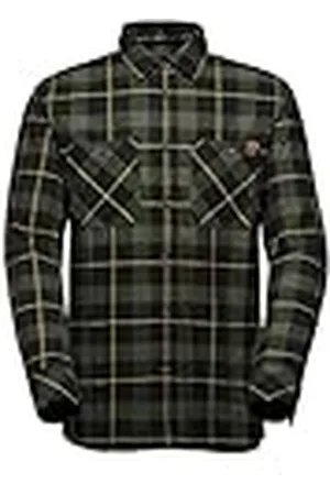 Mammut Alvra Camisa Manga Larga Hombre Negro-Oscuro pantano XXL