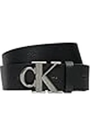 Calvin Klein Jeans Hombres MONO PLAQUE LTHR BELT 40MM PB K50K512088, Black (Black), 105