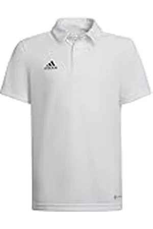 adidas Unisex niños Entrada 22 Polo Shirt, White, 9-10 Years