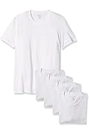 Nautica Algodón Cuello Redondo T-Shirt-Multi Packs - Blanco - Large