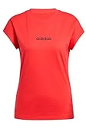 adidas Essentials - Camiseta de algodón Lineal para Mujer (Paquete de 1)