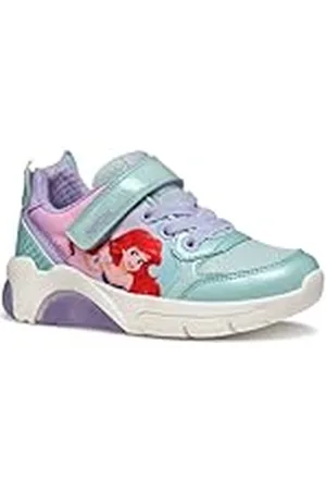 Geox J FADINLIGHT Girl B, Zapatillas, Watersea/Lilac, 26 EU
