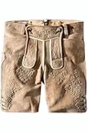 Stockerpoint Trachtenlederhose Königsstein Pantalones de Piel para Traje Region, , 50 Hombres