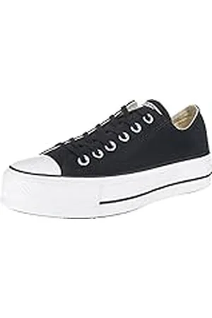 Converse Chuck Taylor Ctas Lift Ox Canvas, Zapatillas Mujer, Negro (Black), 42.5 EU