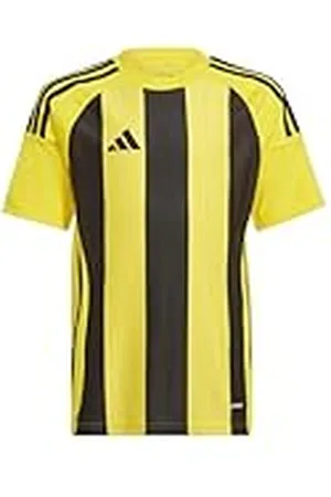 adidas Camiseta Unisex a Rayas 24 para niños de 15 a 16 años