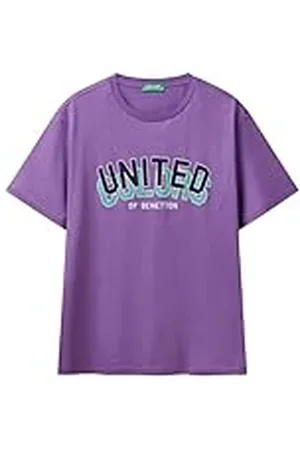 Benetton T-Shirt 3i1xu1096 Camiseta, , L para Hombre