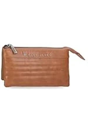 Pepe Jeans Biker Monedero Tres Compartimentos 17,5x9,5x2 cms Poliéster con Detalles en Piel Sintética by Joumma Bags