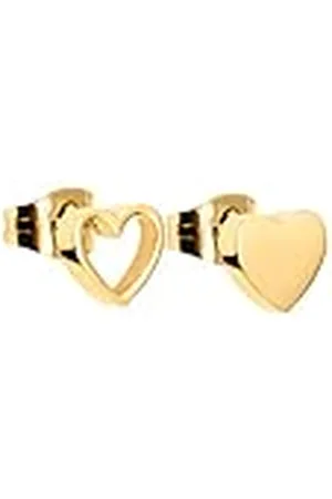 liebeskind LJ-0347-E-07, Pendientes de botón Mujer, Oro