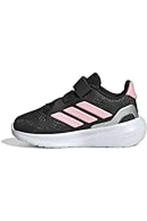 adidas Runfalcon 5 Shoes Kids, Zapatillas para Correr Unisex niños, Negro/Rosa, 7 UK Child