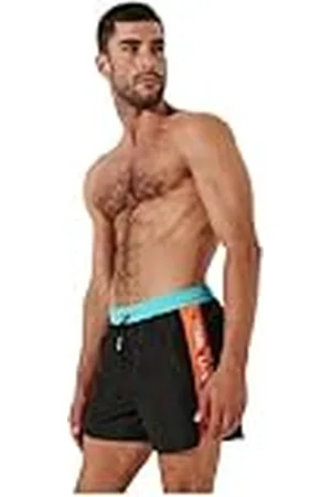 Karl Lagerfeld Short Boardshorts Colourblock-Pantalones Cortos para Tabla, , S para Hombre