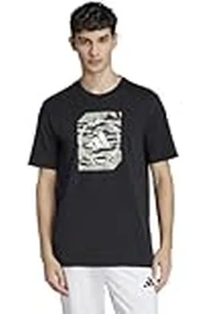 adidas Camiseta gráfica con Forma de Camuflaje para Hombre, , M